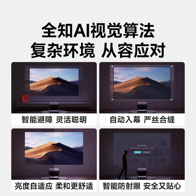 7 Pro3600流明高亮度白天观影毫无压力pg电子免费模拟器618客厅投影仪选择当贝F(图4)